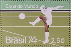 C 848 Selo Copa do Mundo de Futebol Alemanha 1974
