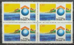 C 856 Selo Congresso Credito Imobiliario Poupanca Economia 1974 Quadra