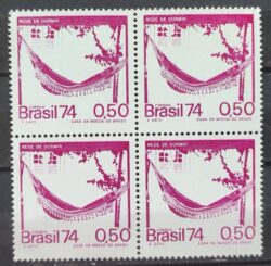 C 859 Selo Cultura Popular Rede 1974 Quadra