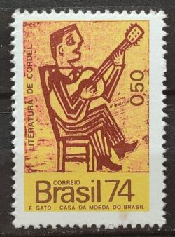 C 861 Selo Cultura Popular Literatura de Cordel Violao Musica 1974 MH