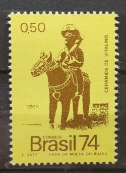 C 862 Selo Cultura Popular Ceramica Arte Artesanato 1974 MH