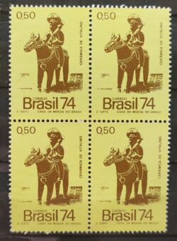 C 862 Selo Cultura Popular Ceramica Arte Artesanato 1974 Quadra