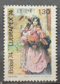 C 869 Selo Tela Cachopas Lubrapex 1974 CMC