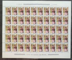 C 869 Selo Tela Cachopas Lubrapex 1974 Folha