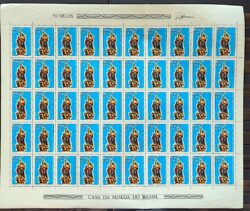 C 898 Selo Tricentenario Provincia Franciscana da Imaculada Conceicao Religiao 1975 Folha