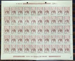 C 915 Selo Sesquicentenario Dom Pedro Chefe de Estado Personalidade Monarquia 1975 Folha