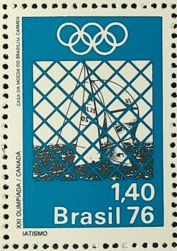 C 934 Selo Jogos Olimpicos Montreal Canada Iatismo 1976 02