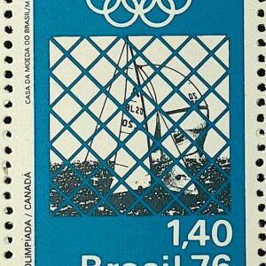 C 934 Selo Jogos Olimpicos Montreal Canada Iatismo 1976 02