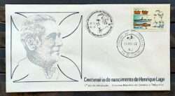 Envelope FDC 245 1982 Henrique Laje Trem Navio Aviao CBC e CPD RJ