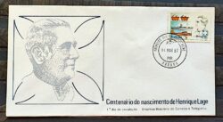 Envelope FDC 245 1982 Henrique Laje Trem Navio Aviao CPD PR