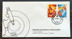 Envelope FDC 247 1982 Descoberta do Bacilo de Kock CPD PR
