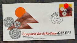 Envelope FDC 253 1982 Vale do Rio Doce Energia Economia CPD PA