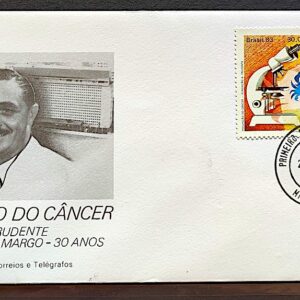 Envelope FDC 282 1983 Prevencao do Cancer Saude CPD MG