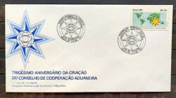 Envelope FDC 285 1983 Cooperacao Aduaneira Mapa CBC Brasilia 02