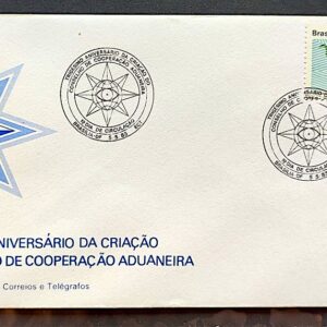 Envelope FDC 285 1983 Cooperacao Aduaneira Mapa CBC Brasilia 02