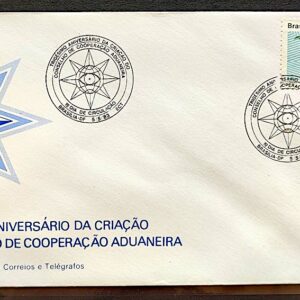 Envelope FDC 285 1983 Cooperacao Aduaneira Mapa CBC Brasilia 03