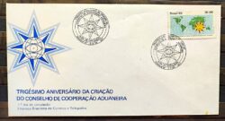 Envelope FDC 285 1983 Cooperacao Aduaneira Mapa CBC Brasilia 04