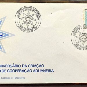 Envelope FDC 285 1983 Cooperacao Aduaneira Mapa CBC Brasilia 04