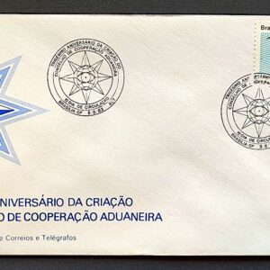 Envelope FDC 285 1983 Cooperacao Aduaneira Mapa CBC Brasilia