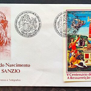 Envelope FDC 288 1983 Raphael Sanzio Arte Religiao CBC SP 01