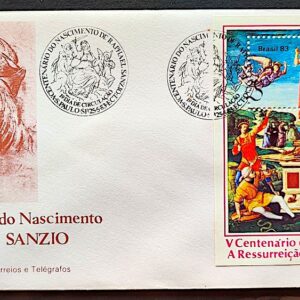 Envelope FDC 288 1983 Raphael Sanzio Arte Religiao CBC SP 03