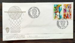 Envelope FDC 290 1983 Mundial Feminino de Basquete Mulher CBC SP