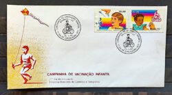 Envelope FDC 292 1983 Vacinacao Infantil Saude Bicicleta CBC Brasilia 01