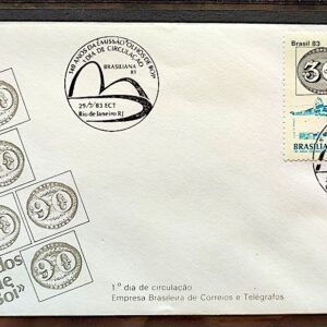 Envelope FDC 294 1983 Olho de Boi Filatelia CBC RJ 03