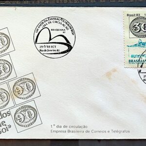 Envelope FDC 294 1983 Olho de Boi Filatelia CBC RJ 05