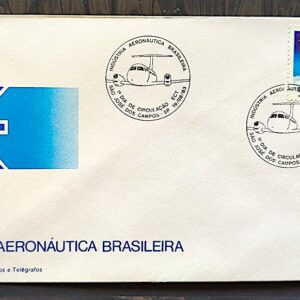 Envelope FDC 302 1983 EMBRAER Aeronautica Aviao CBC SP 01