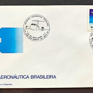 Envelope FDC 302 1983 EMBRAER Aeronautica Aviao CBC SP 02