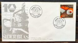 Envelope FDC 305 1983 Siderbras Industria Economia CBC ES