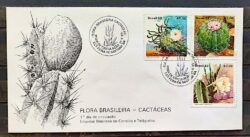 Envelope FDC 306 1983 Cactaceas Cactos Mandacaru Xique Xique CBC BA