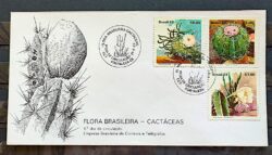 Envelope FDC 306 1983 Cactaceas Cactos Mandacaru Xique Xique CBC CE