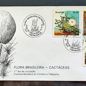 Envelope FDC 306 1983 Cactaceas Cactos Mandacaru Xique Xique CBC CE