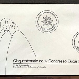 Envelope FDC 307 1983 Congresso Eucaristico Religiao CBC BA 01