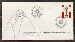Envelope FDC 307 1983 Congresso Eucaristico Religiao CBC BA 03