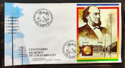 Envelope FDC 309 1983 Louis Breguet Comunicacao CBC RJ 01