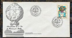 Envelope FDC 314 1983 Primeiro Voo por Balao Aviacao CBC SP 02
