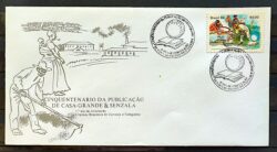 Envelope FDC 315 1984 Casa Grande e Senzala Literatura Escravidao Negro Africa Navio CBC PE 01