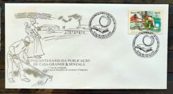 Envelope FDC 315 1984 Casa Grande e Senzala Literatura Escravidao Negro Africa Navio CBC PE 02