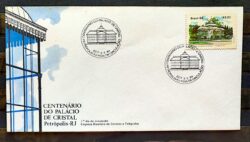 Envelope FDC 316 1984 Palacio de Cristal Petropolis CBC RJ 02
