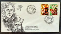 Envelope FDC 323 1984 Descobrimentos Bandeira Navio CBC Espanha 01