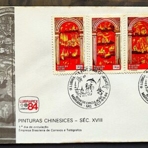 Envelope FDC 325 1984 Pinturas Chinesices Arte China CBC MG 03