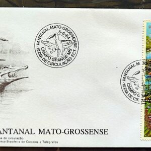 Envelope FDC 327 1984 Pantanal Matogrossense CBC MS 01