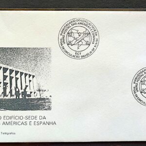 Envelope FDC 328 1984 UPAEP Servicos Postais CBC Brasilia 02
