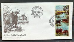 Envelope FDC 331 1984 Bufalos de Marajo Fauna CBC PA 01