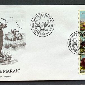 Envelope FDC 331 1984 Bufalos de Marajo Fauna CBC PA 01