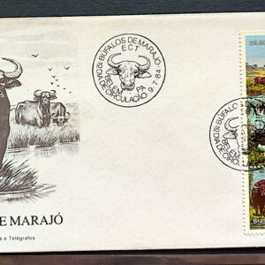 Envelope FDC 331 1984 Bufalos de Marajo Fauna CBC PA 03