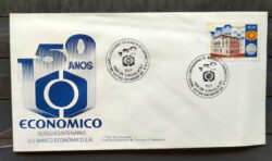 Envelope FDC 332 1984 Banco Economico Economia CBC BA 02